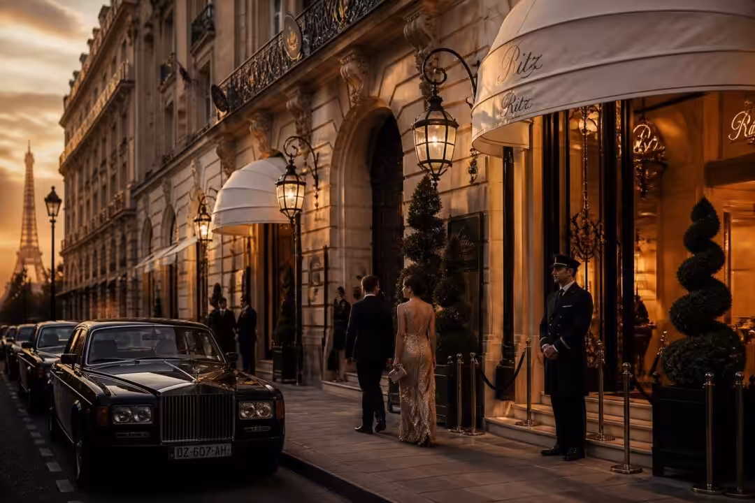 découvrez le luxe parisien à travers des images saisissantes des 13 palaces emblématiques de la capitale, où élégance et raffinement se rencontrent.