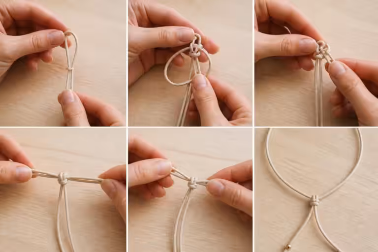 découvrez comment réaliser un nœud coulissant pour collier facilement et rapidement grâce à notre tutoriel étape par étape. parfait pour personnaliser vos bijoux en un clin d'œil !